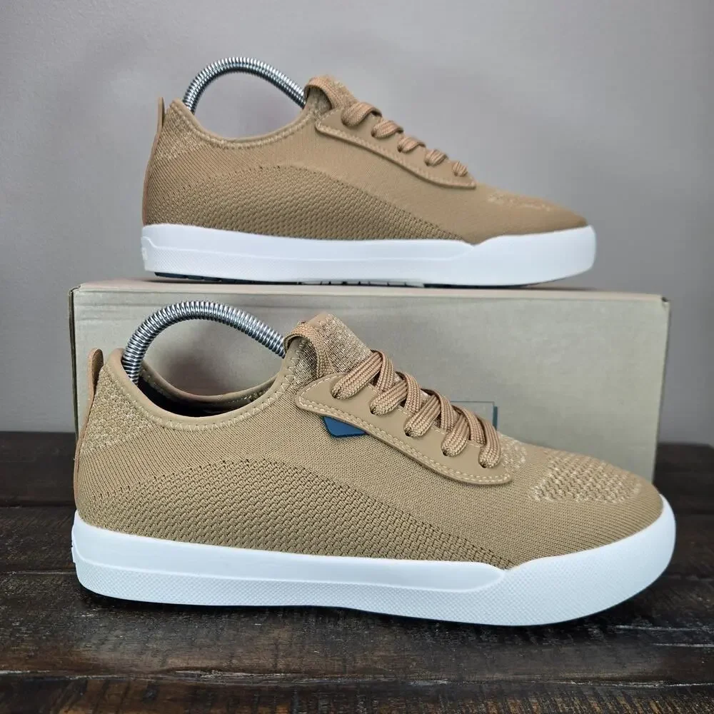Vessi Weekend 1.5 Sneaker Womens Size 9 Waterproof Shoes Oak Brown White